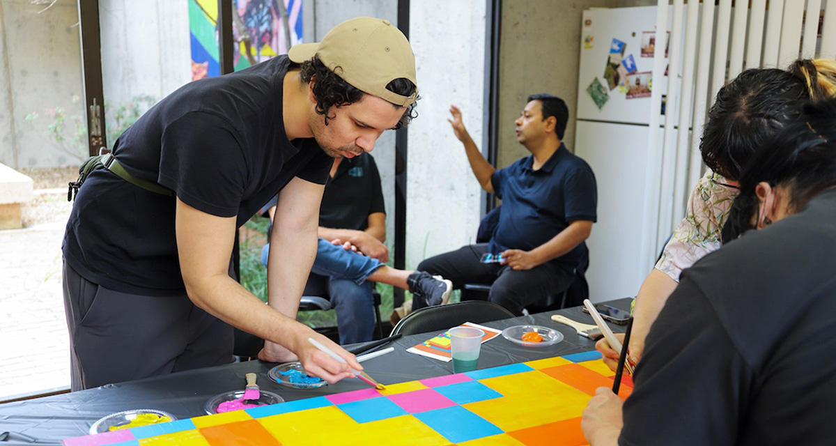 FSU Museum of Fine Arts hosts collaborative painting event with Seminole artist...