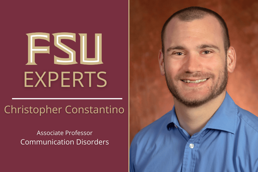 Christopher Constantino studies how the lived experience of stuttering interacts with culture and society.