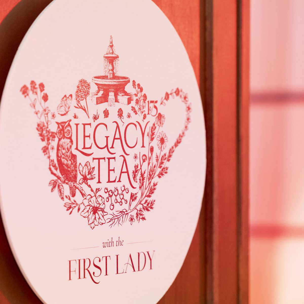 Logo of the Legacy Tea with the First Lady