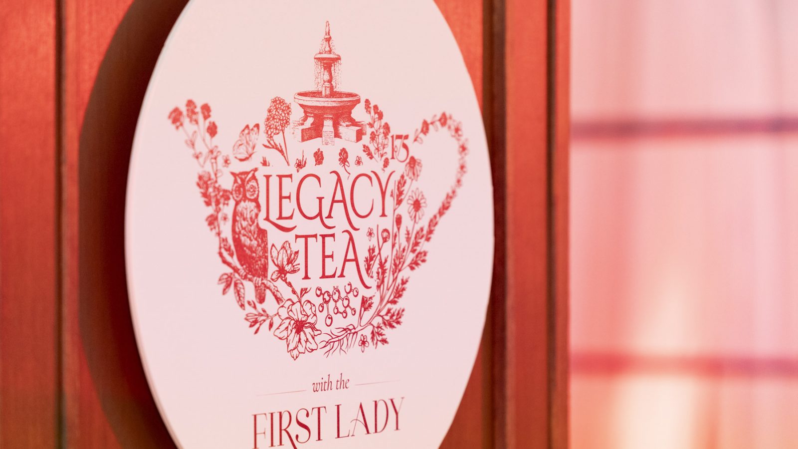 Logo of the Legacy Tea with the First Lady