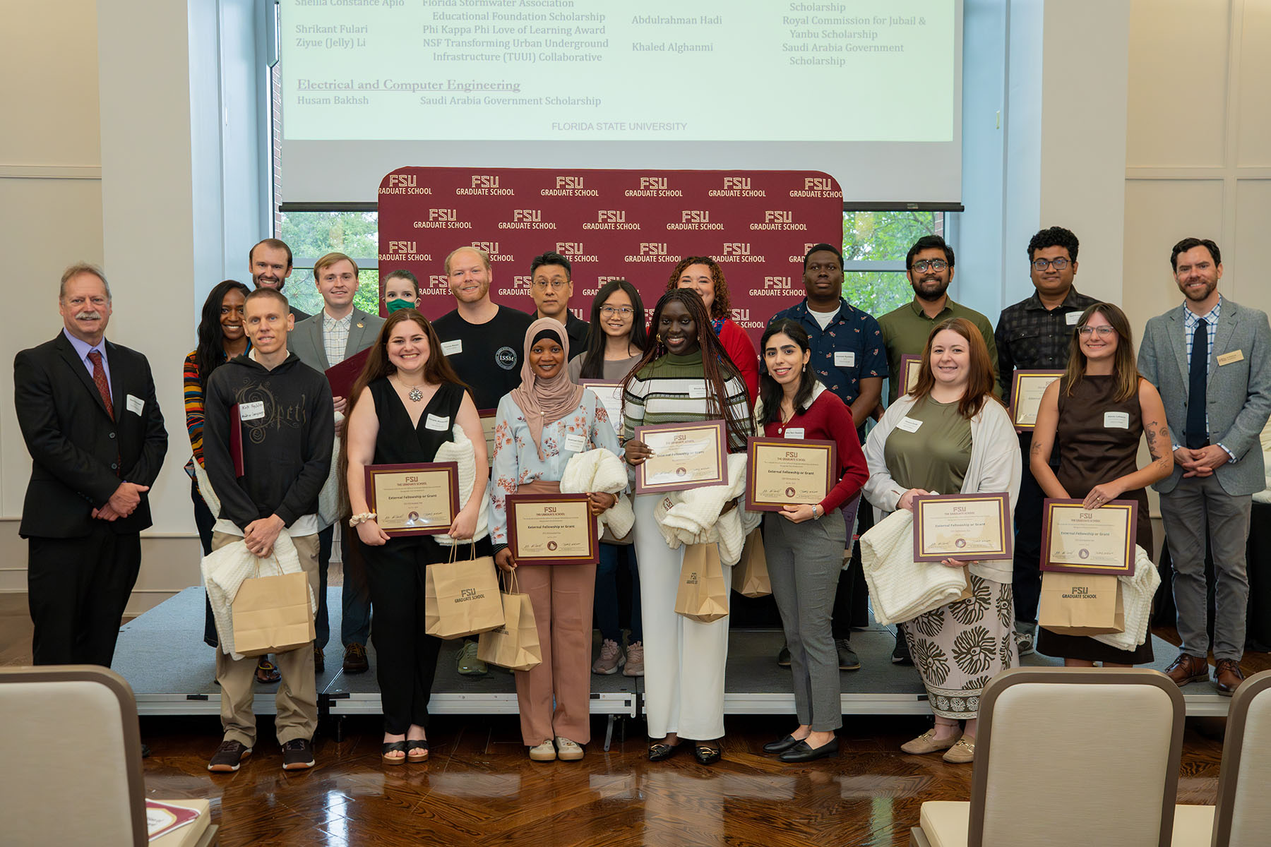FSU’s Celebration of Graduate Student Excellence touts impressive year of national fellowships and grants