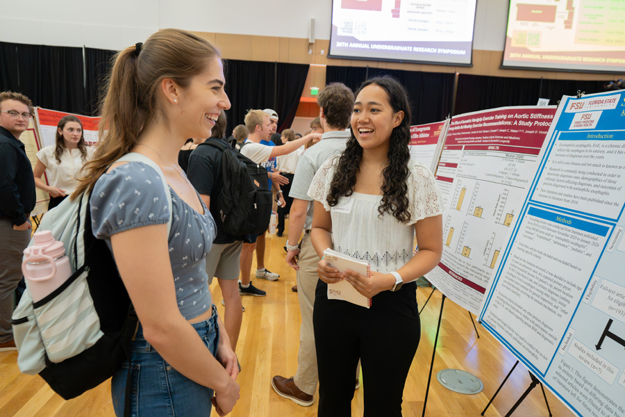 FSU hosts record number of student researchers at annual Undergraduate Research Symposium