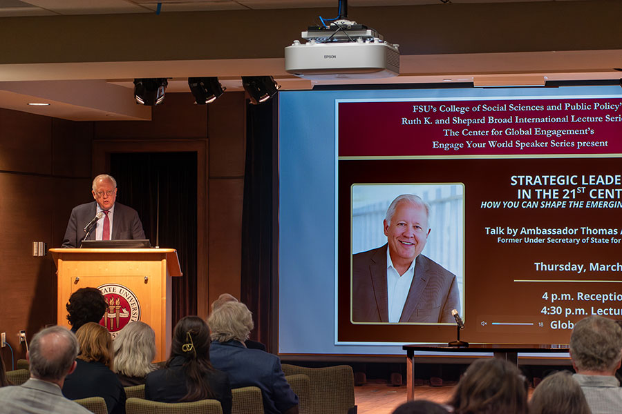 Former Under Secretary of State for Political Affairs inspires next generation of global leaders at FSU