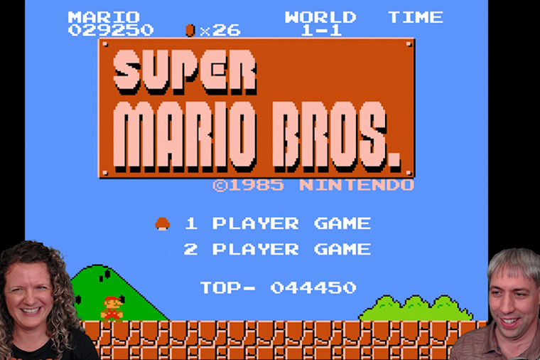 A screenshot of the intro screen for the 