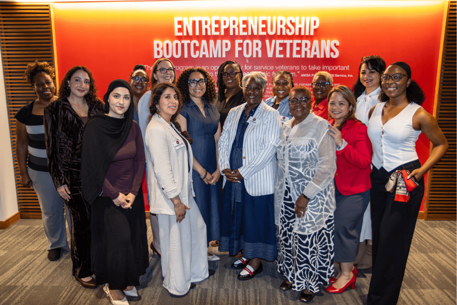 The FSU Jim Moran Institute's Entrepreneurship Bootcamp for Veterans and Families is designed to empower veterans and their families by providing entrepreneurial education, business training and access to a network of experienced entrepreneurs, business leaders and community partners.