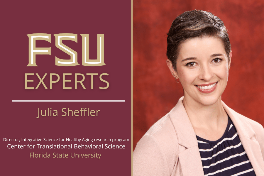 Julia Sheffler is the director of the Integrative Science for Healthy Aging research program in the FSU College of Medicine.