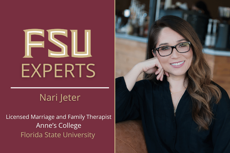 Nari Jeter is a licensed marriage and family therapist at Florida State University.