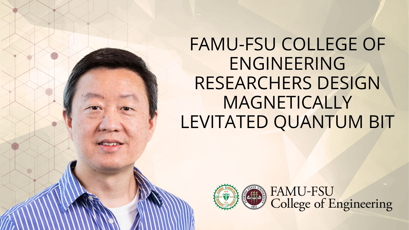 FAMU-FSU College of Engineering researchers design magnetically levitated quantum bit