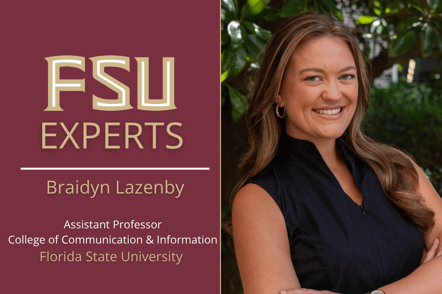 A photo of a Florida State University professor.