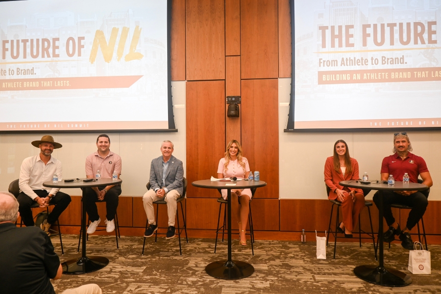 Panelists for the FSU Future of NIL Summit.