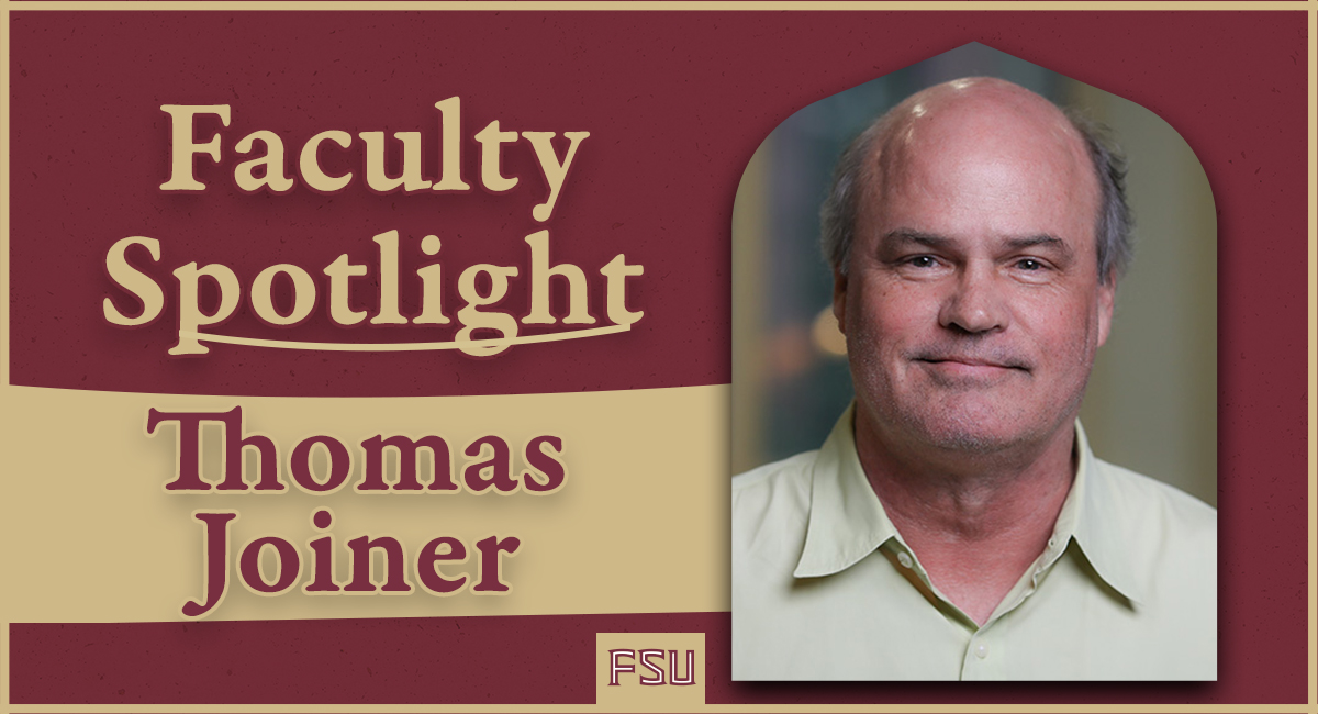 Faculty Spotlight: FSU suicide prevention expert Thomas Joiner explains why connection, conversation and research can save lives