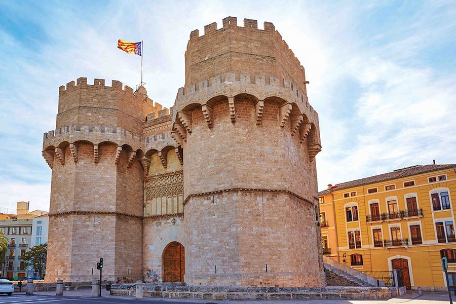 The FSU Valencia Study Center, located behind the Serranos Towers. (International Programs)