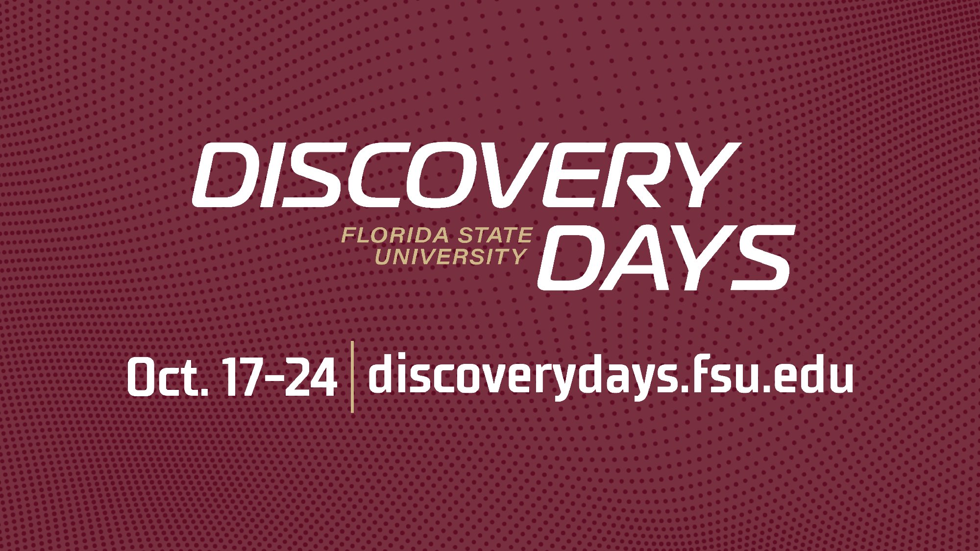 FSU Discovery Days invites the community to explore breakthrough ideas, innovation and creativity