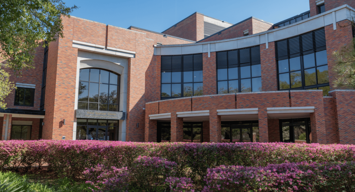 A photo of the Anne Spencer Daves College of Education, Health, and Human Sciences.