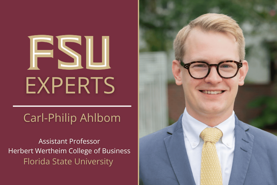A Florida State University marketing professor.