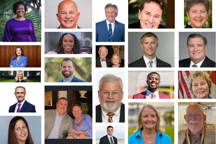 Award honorees for Florida State University homecoming