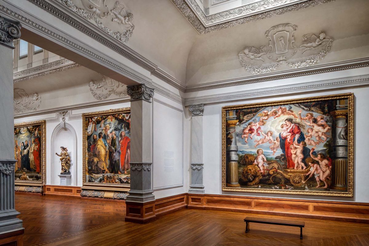 A gallery view in The John and Mable Ringling Museum of Art in Sarasota. (Photo by Ron Blunt)