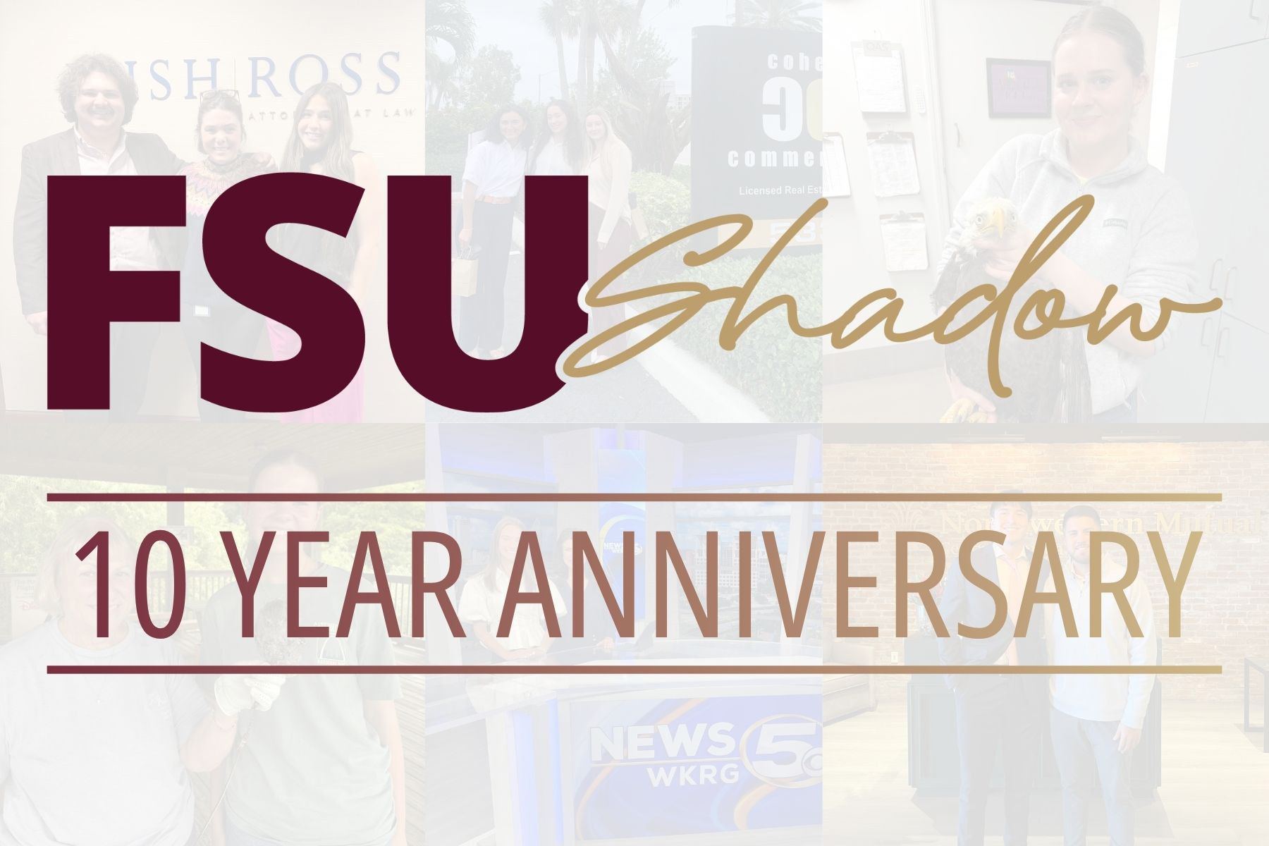 Graphic says FSU Shadow 10-year anniversary