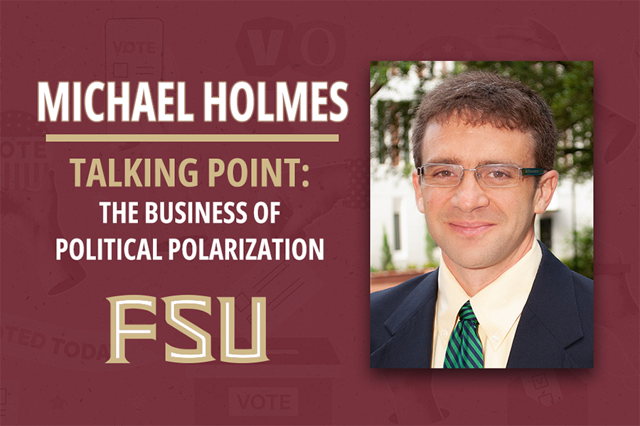 A photo of a Florida State University business professor.
